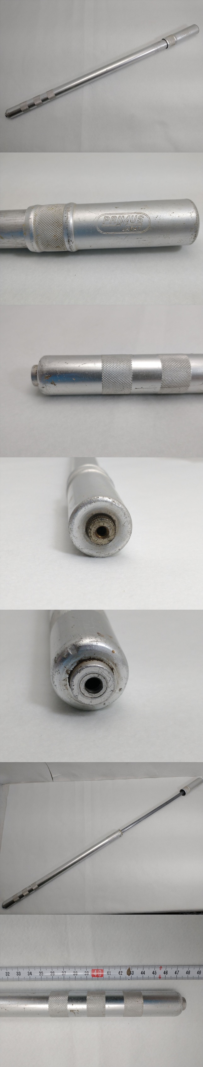 レトロ　アルミ　空気入れ PRIMUS フレームポンプインフレーター　自転車用品　サイクルパーツ (22_50715_8)