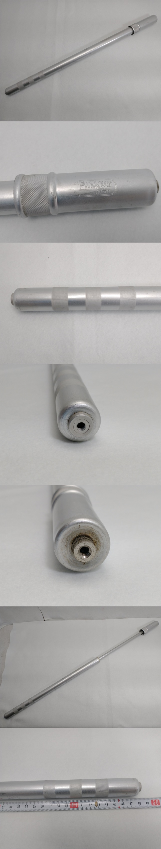 レトロ アルミ 空気入れ PRIMUS フレームポンプインフレーター　サイクルパーツ　自転車用品 (22_50715_9)