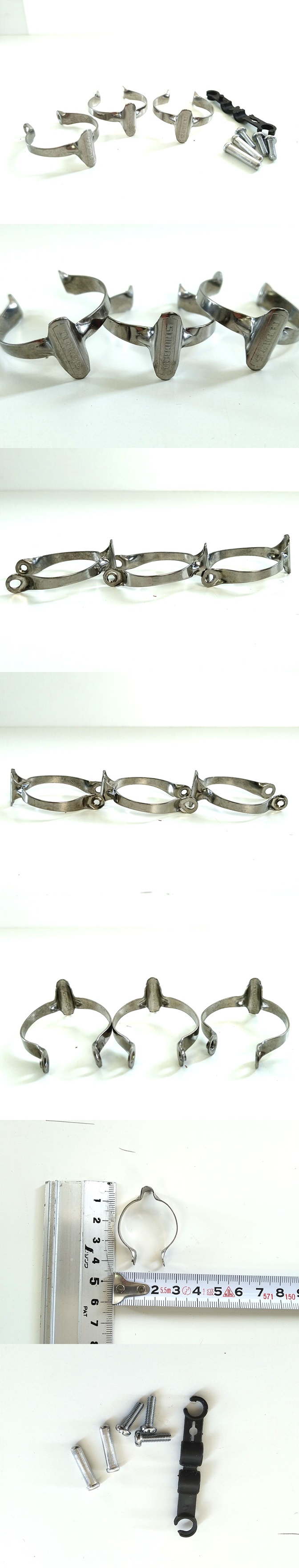 デッドストック SHIMANO ケーシング　クリップ　アウターバンド　3点セット　自転車パーツ (23_60427_19)