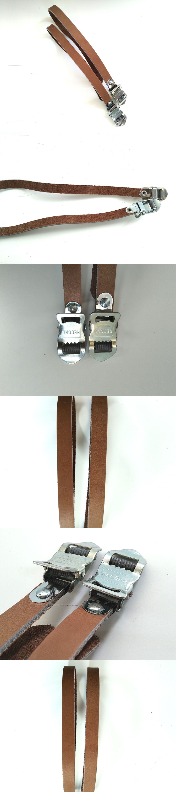 RECORD デットストック トウストラップ 長さ40ｃｍ　自転車パーツ　アクセサリー　部品　サイクリング (23_60427_21)