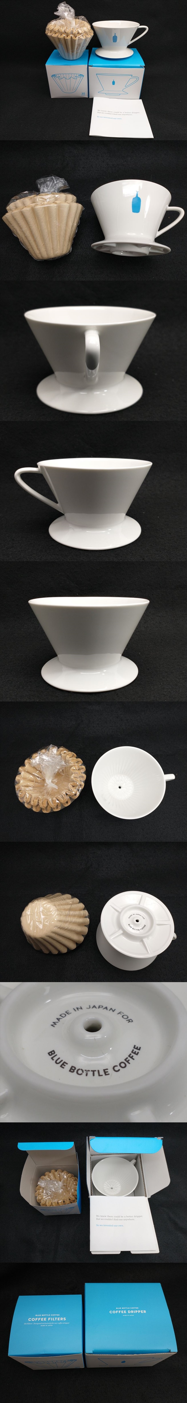 【未使用に近い】BLUE BOTTLE COFFEE FILTERS DRIPPER コーヒーフィルター ドリッパー (22_50916_11)の落札情報詳細 ヤフオク落札価格検索 オークフリー